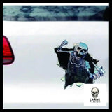Sticker Squelette Gothique - Crâne Passion