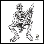 Sticker Squelette de la Mort - Crâne Passion