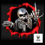 Sticker Squelette Rock - Crâne Passion