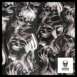 Sticker Tête de Mort Anarchie - Crâne Passion