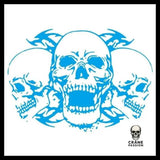 Sticker Tête de Mort Biker - Crâne Passion