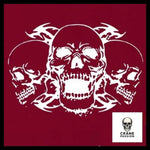 Sticker Tête de Mort Biker - Crâne Passion