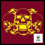 Sticker Tête de Mort Biker - Crâne Passion