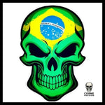 Sticker Tête de Mort Brésil - Crâne Passion