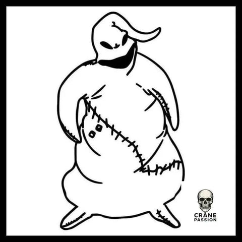 Sticker Tête de Mort Fantôme - Crâne Passion
