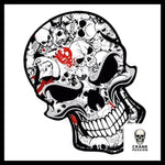 Sticker Tête de Mort Gangster - Crâne Passion
