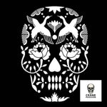 Sticker Tête de Mort Mexicaine Dessin - Crâne Passion