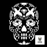 Sticker Tête de Mort Mexicaine Dessin - Crâne Passion