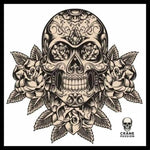 Sticker Tête de Mort Mexicaine Vintage - Crâne Passion