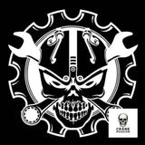Sticker Tête de Mort Motard - Crâne Passion