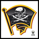 Sticker Tête de Mort pour Moto - Crâne Passion