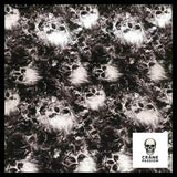 Sticker Tête de Mort Noir et Blanc - Crâne Passion