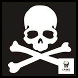 Sticker Tête de Mort Os - Crâne Passion