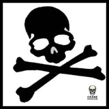 Sticker Tête de Mort Os - Crâne Passion