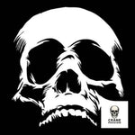 Sticker Tête de Mort Satanique - Crâne Passion