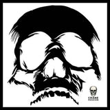 Sticker Tête de Mort Satanique - Crâne Passion