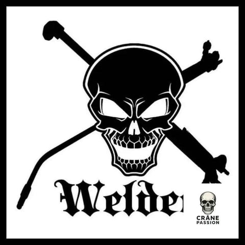 Sticker Welder - Crâne Passion