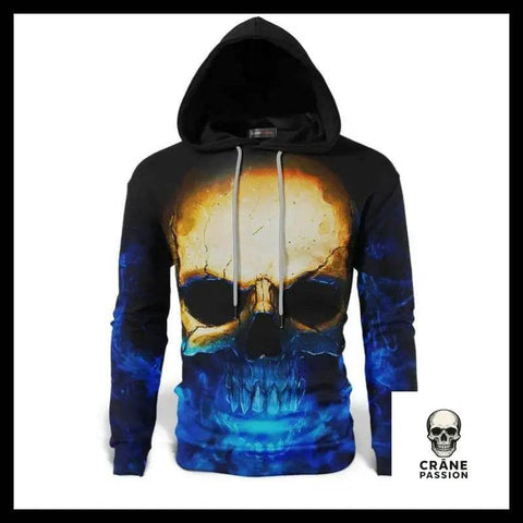Sweat À Capuche Tête de Mort - Crâne Passion