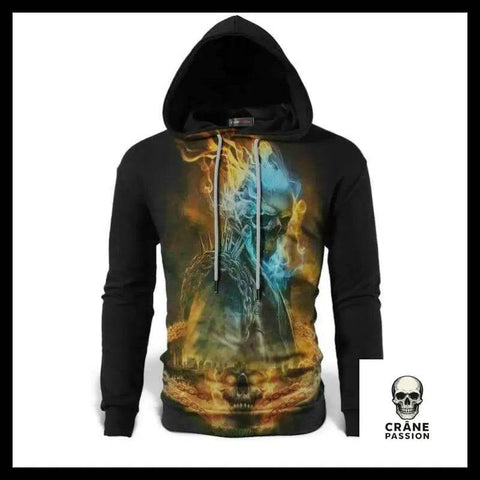Sweat Crâne Biker - Crâne Passion