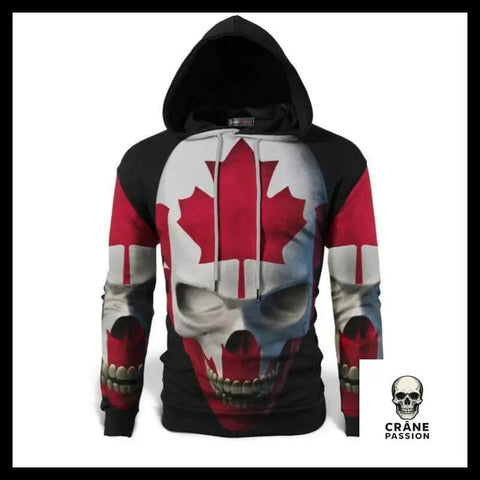 Sweat Crâne Canada - Crâne Passion