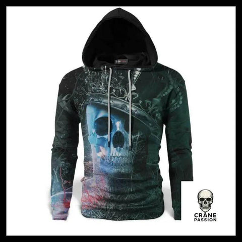 Sweat Crâne Couronne - Crâne Passion