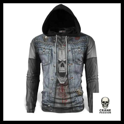 Sweat Crâne Maudit - Crâne Passion