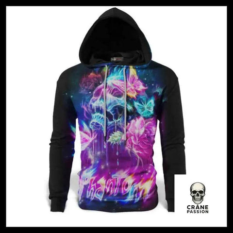 Sweat Crâne Multicolore - Crâne Passion