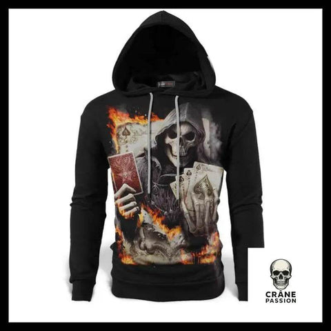 Sweat Faucheuse Skull - Crâne Passion
