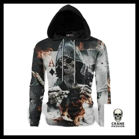 Sweat Faucheuse Squelette - Crâne Passion
