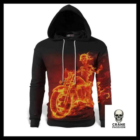 Sweat Motard - Crâne Passion