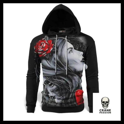 Sweat Santa Muerte - Crâne Passion