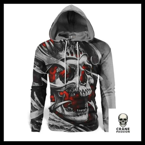 Sweat Skull Homme - Crâne Passion