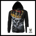 Sweat Squelette Couronne - Crâne Passion
