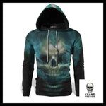 Sweat Squelette Fumée - Crâne Passion