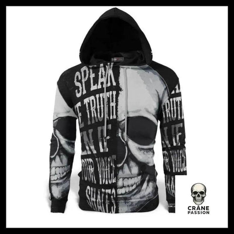 Sweat Squelette Homme - Crâne Passion