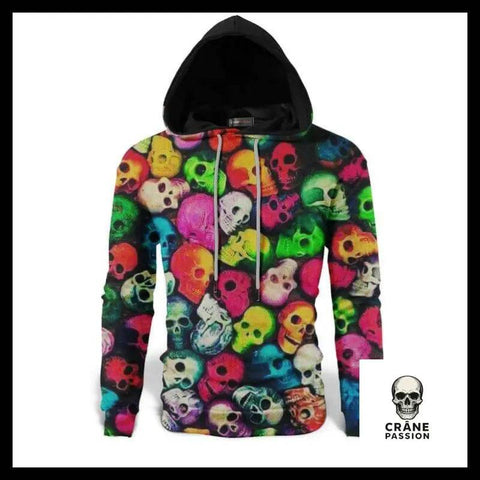 Sweat Tête de Mort Art - Crâne Passion