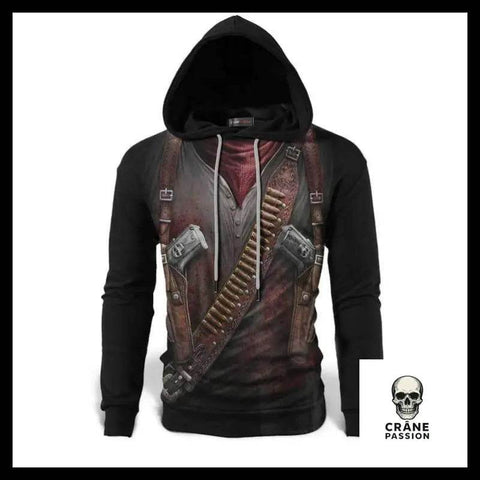 Sweat Tête de Mort Cowboy - Crâne Passion