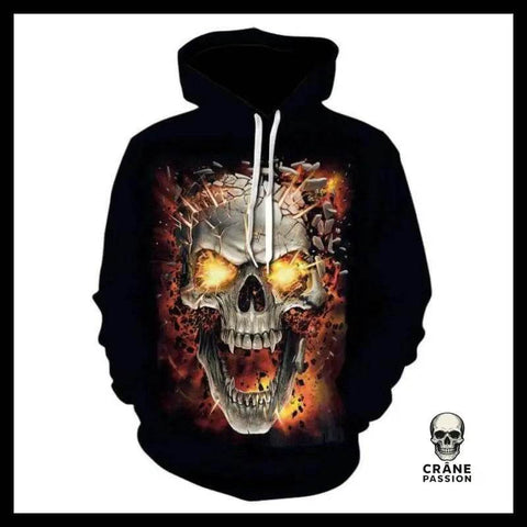 Sweat Tête de Mort Crâne Armageddon - Crâne Passion