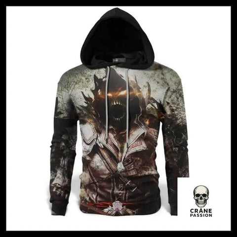 Sweat Tête de Mort Démon - Crâne Passion