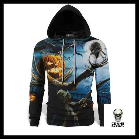 Sweat Tête de Mort Halloween - Crâne Passion