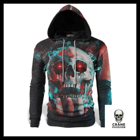 Sweat Tête de Mort Homme - Crâne Passion