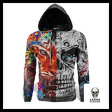 Sweat Tête de Mort Lion - Crâne Passion