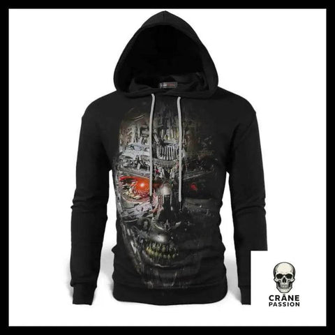Sweat Tête de Mort Terminator - Crâne Passion