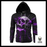 Sweat Tête de Mort Violette - Crâne Passion
