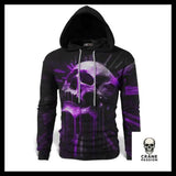 Sweat Tête de Mort Violette - Crâne Passion
