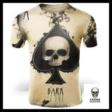 T-Shirt As De Pique - Crâne Passion