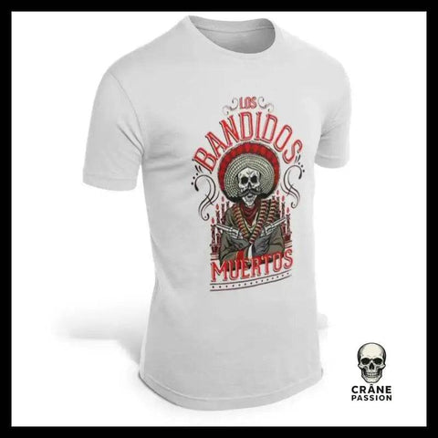 T-Shirt Bandidos - Crâne Passion