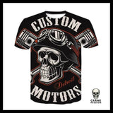 T-shirt Biker - Crâne Passion