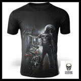 T-Shirt Biker Homme - Crâne Passion