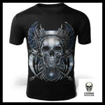 T-Shirt Biker Tête de Mort - Crâne Passion